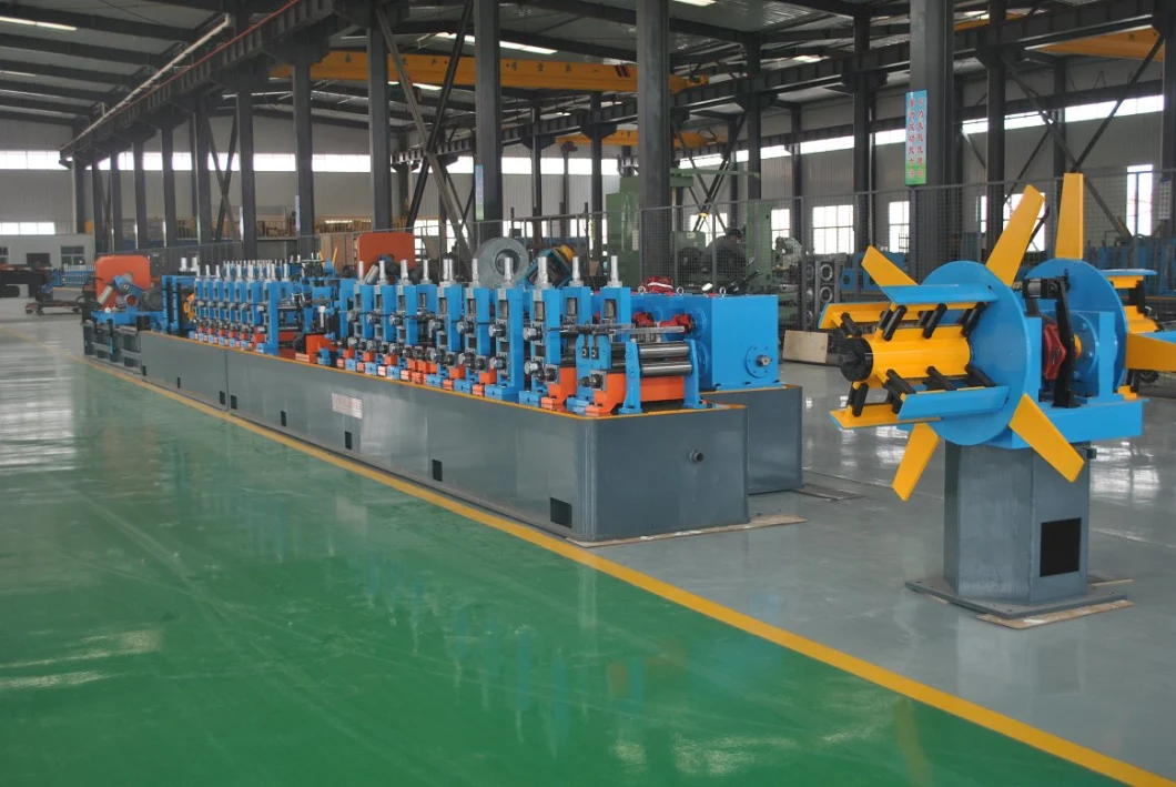 High Frequency Iron Pipe Mill Making Machine ERW Steel Tube Mill