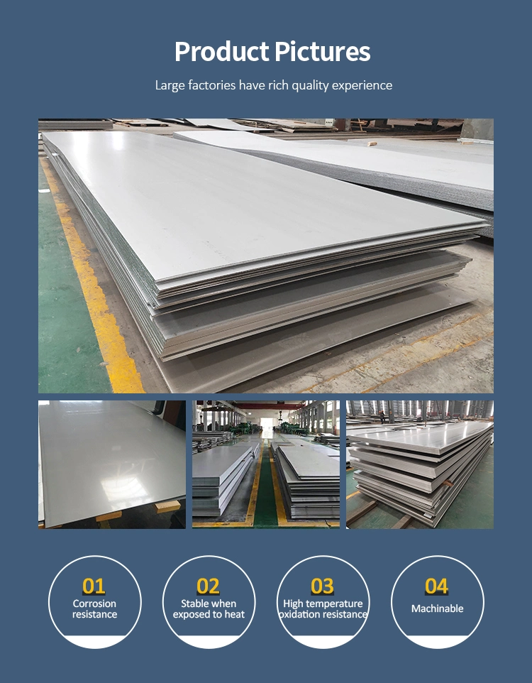 300 Series Steel Plate Cheap Price Pickling, Annealing Anti Slip Cold Rolling /Hot Rolling Ss 201 304 316 Duplex 2205 2507 Stainless Steel Plate Sheet